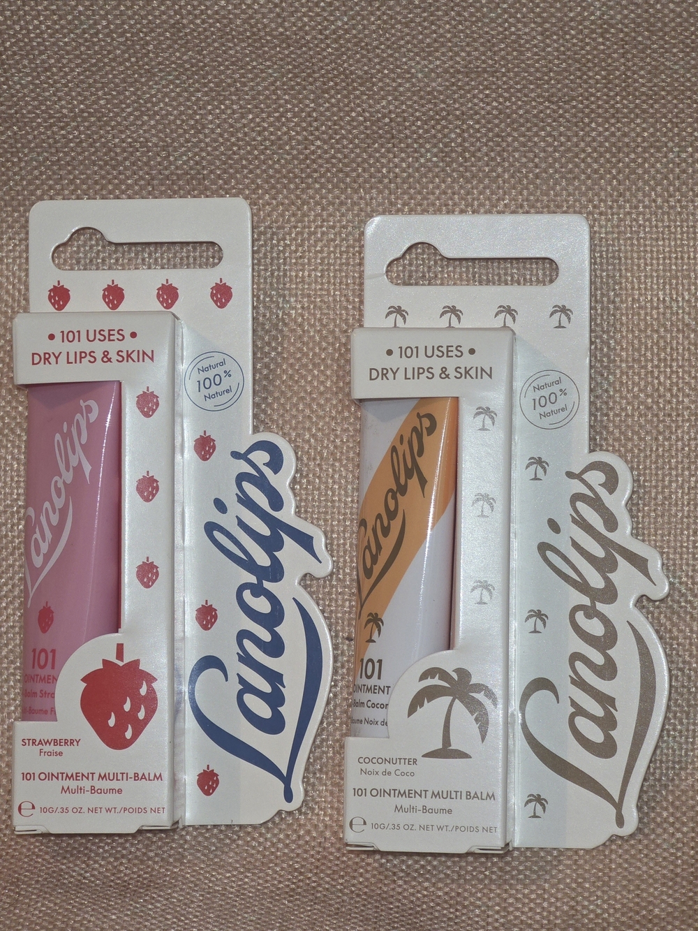 Lanolips 101 Ointment Multi-Balm Duo - Strawberry & Coconutter